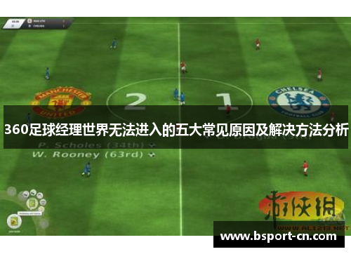 360足球经理世界无法进入的五大常见原因及解决方法分析