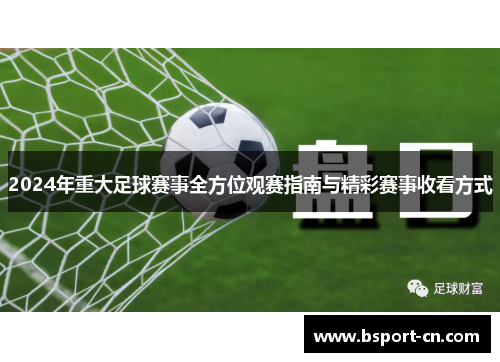 2024年重大足球赛事全方位观赛指南与精彩赛事收看方式